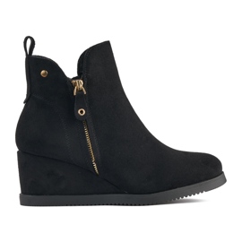 Botas cuña mujer negras negro Botas cuña mujer negras negro