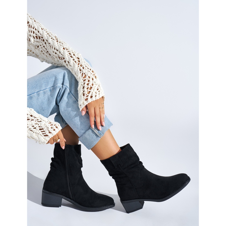 Botas cowboy negras de mujer negro
