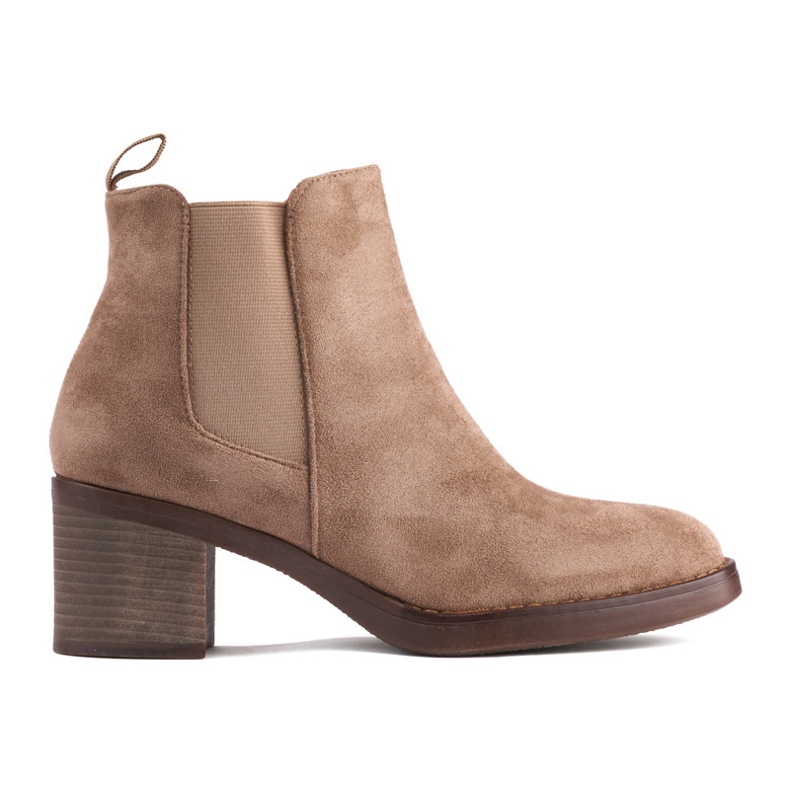 Botines clásicos beige