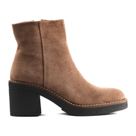 Botines marrones de mujer marrón