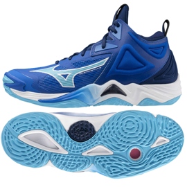Zapatillas Mizuno Wave Momentum 3 Mid V1GA231701 azul