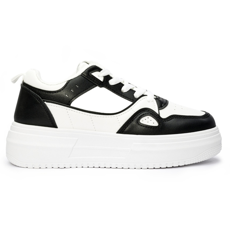 Deportivas plataforma mujer negras negro