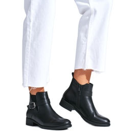 Botas planas mujer negras negro