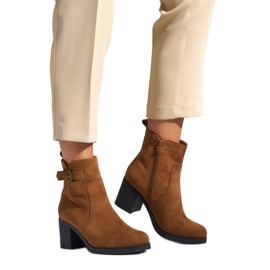 Botines marrones de mujer marrón