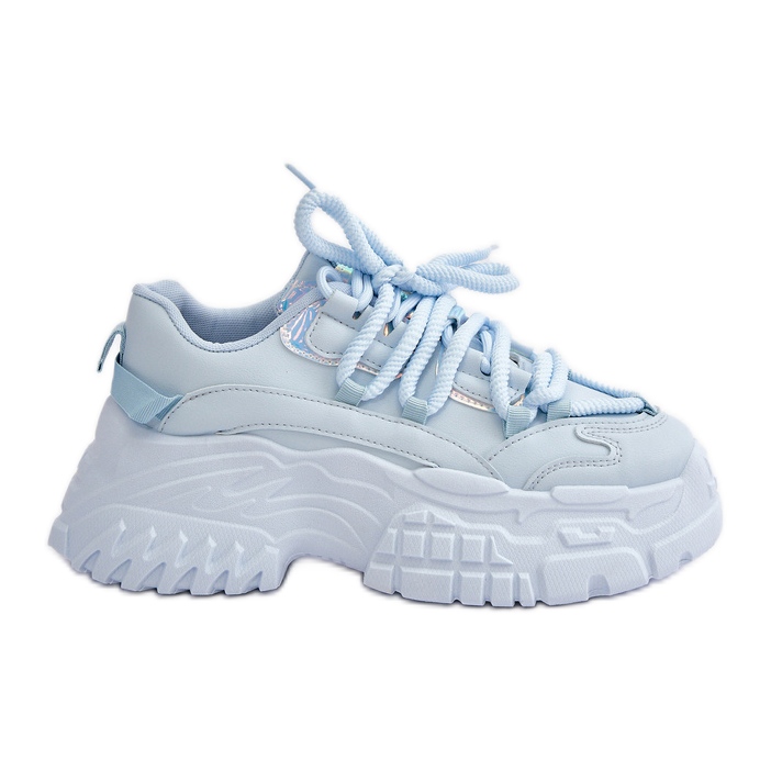 Zapatillas De Mujer Azules Con Suela Maciza Nevela