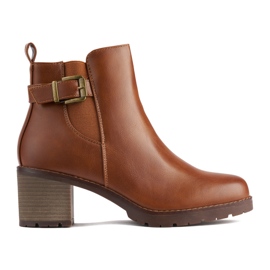 Botines marrones de mujer marrón