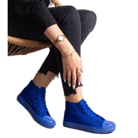 Zapatillas altas azules de Raffie