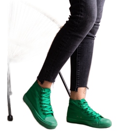 Bez marki Zapatillas altas verdes de Raffie