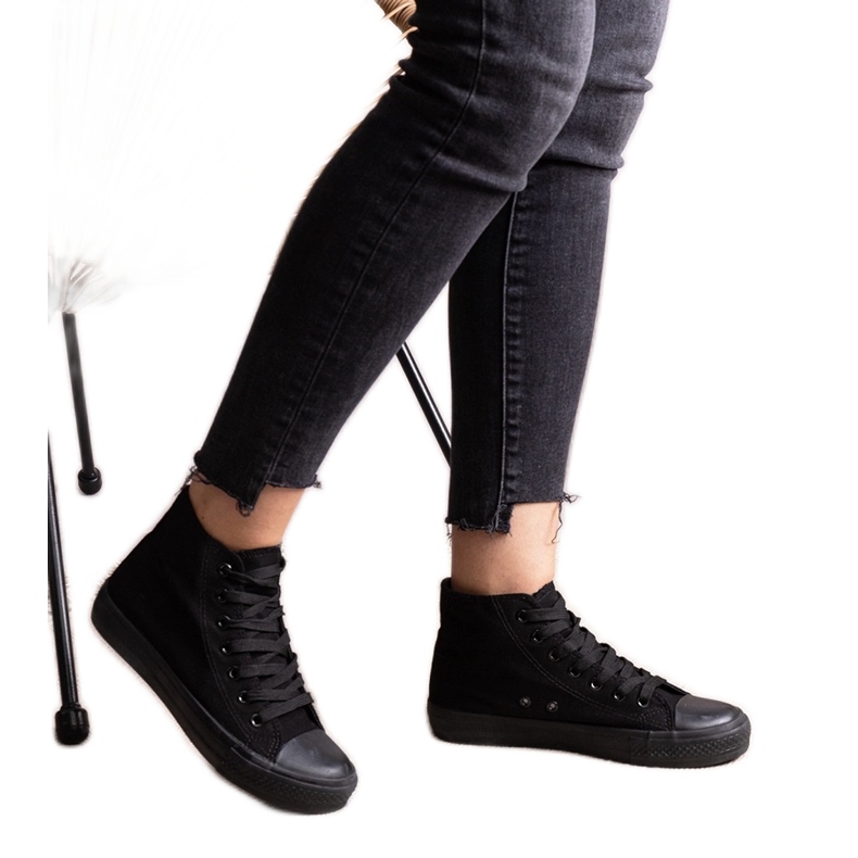 Zapatillas altas Raffie negras negro