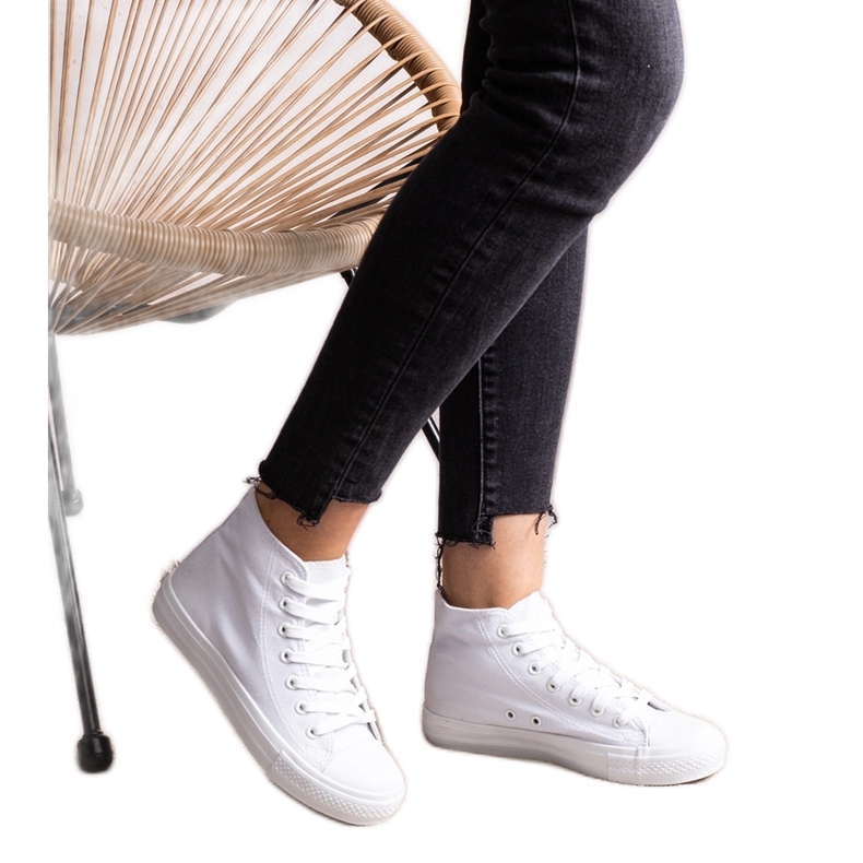 Zapatillas altas blancas de Raffie blanco