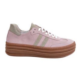 Zazoo N1068S4 Zapatillas Mujer Ante Plataforma, Morado violeta Zazoo N1068S4 Zapatillas Mujer Ante Plataforma, Morado violeta