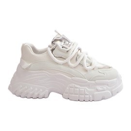 Zapatillas De Mujer Con Suela Maciza, Blanco Nevela Zapatillas De Mujer Con Suela Maciza, Blanco Nevela