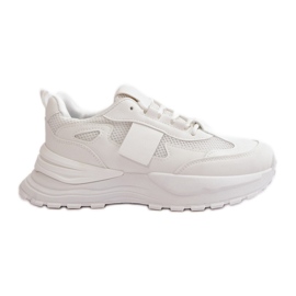 Zapatillas Mujer Plataforma Blanco Nevelaine
