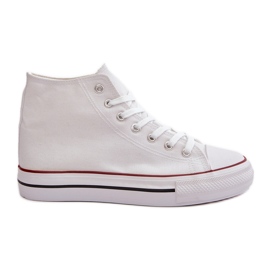 Zapatillas altas de mujer blancas Onaria blanco