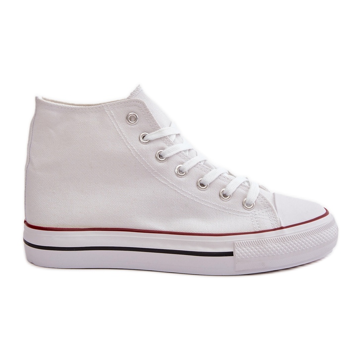 Zapatillas altas de mujer blancas Onaria blanco