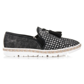 Kylie Alpargatas caladas Slipony negro