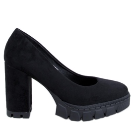 Angela Zapatos de tacón y plataforma negros