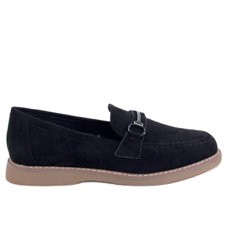 Mocasines mujer en ante States Negro