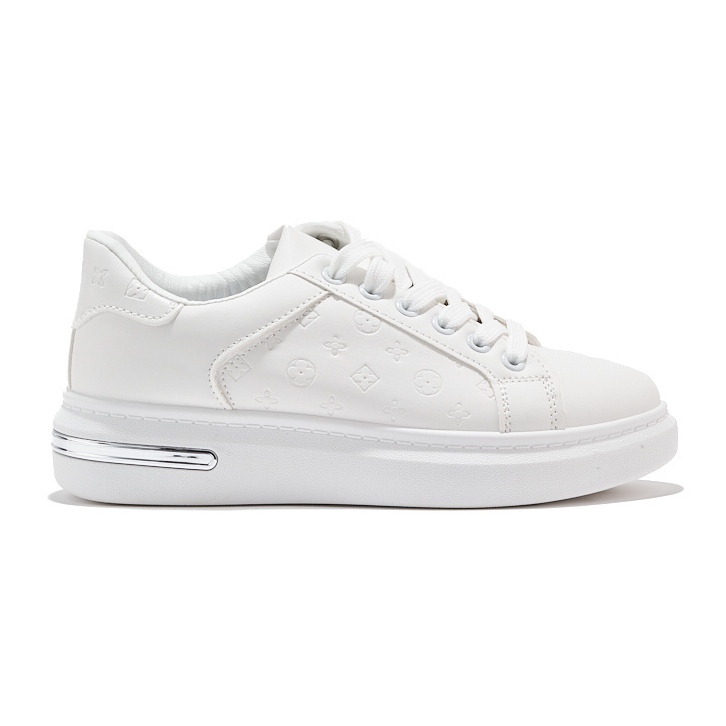 Deportivas plataforma blancas blanco