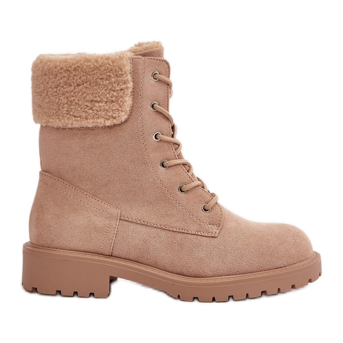 Botas de trabajo aislantes para mujer con cremallera Beige Mivael Botas de trabajo aislantes para mujer con cremallera Beige Mivael