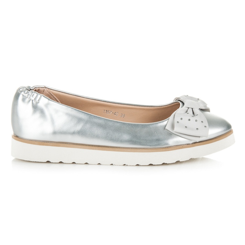 Vices Bailarina con lazo gris Vices Bailarina con lazo gris