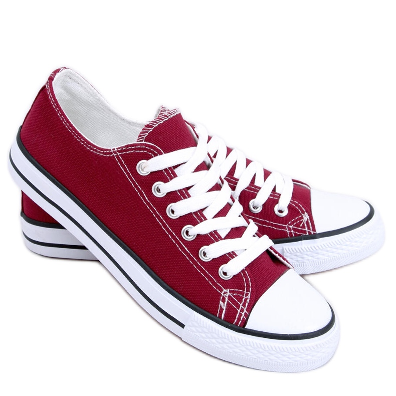 Zapatillas clásicas de mujer Basic Wine rojo