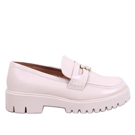 Mocasines plataforma Rimet Beige