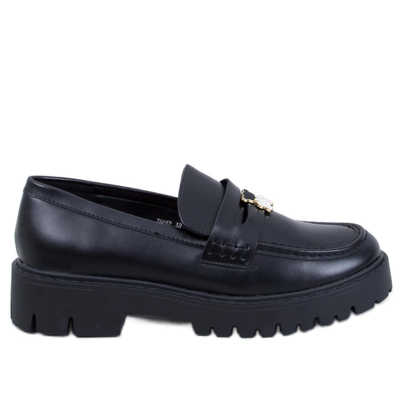 Mocasines plataforma Rimet Negro
