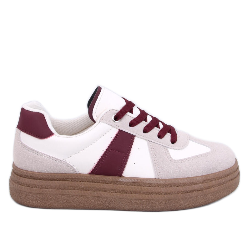 Zapatillas Melba Vino mujer beige