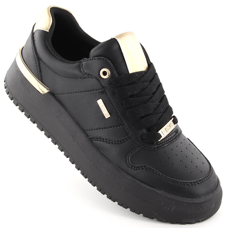 Deportivas mujer cordones negras Big Star OO274758 negro