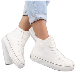 Zapatillas altas con aislamiento, blanco Big Star OO274788