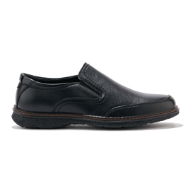 Zapatos sin cordones negros para hombre.