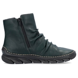 Botas de mujer con aislamiento verde Rieker 55052-54