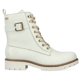 Botas de trabajo blancas impermeables de mujer Rieker Y9126-80 blanco