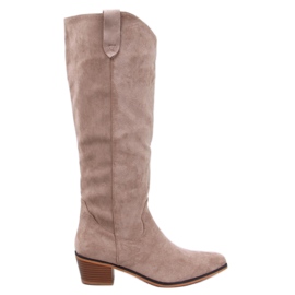 Botas cowboy Torez ante caqui marrón