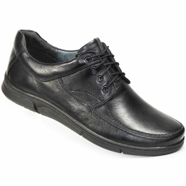 Kampol Zapatos casual hombre piel 42KAM, negro