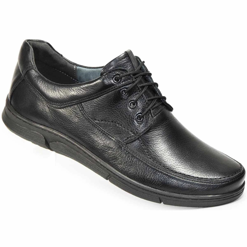 Kampol Zapatos casual hombre piel 42KAM, negro