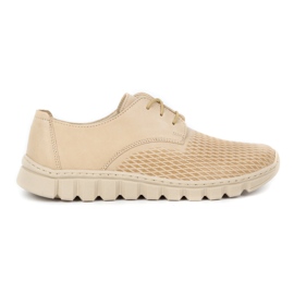 WASAK Zapatos de piel mujer 0682W, crema beige