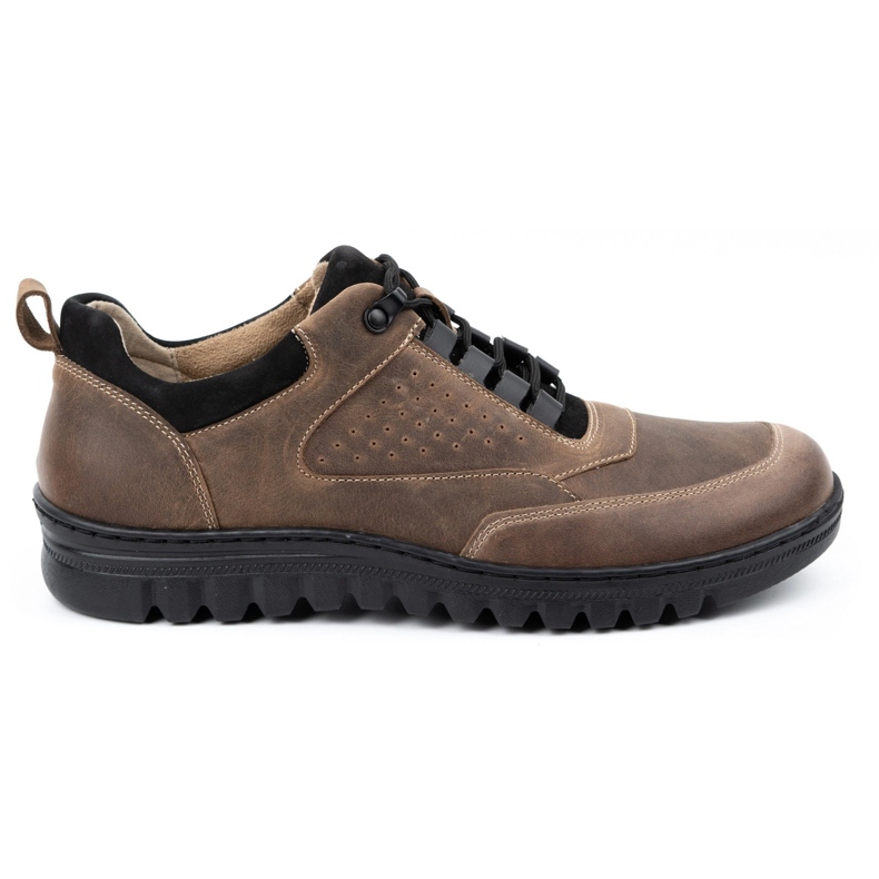 WASAK Zapatos casual hombre piel 0228W marrón