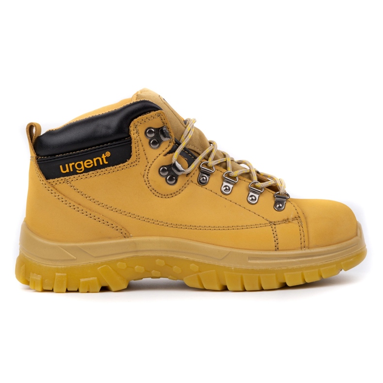 Zapatos de trabajo hombre URGENT 114/S1 amarillo con puntera