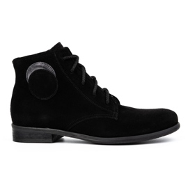 Olivier Botas aislantes de ante para mujer 1024 negro