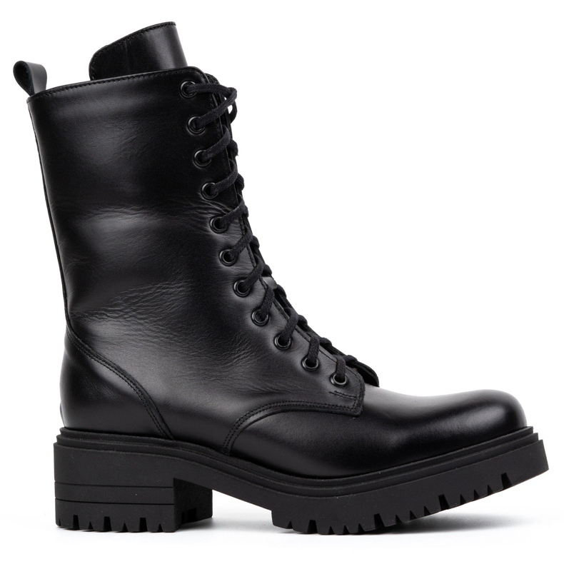 Olivier Botas altas mujer de piel 1064 negro