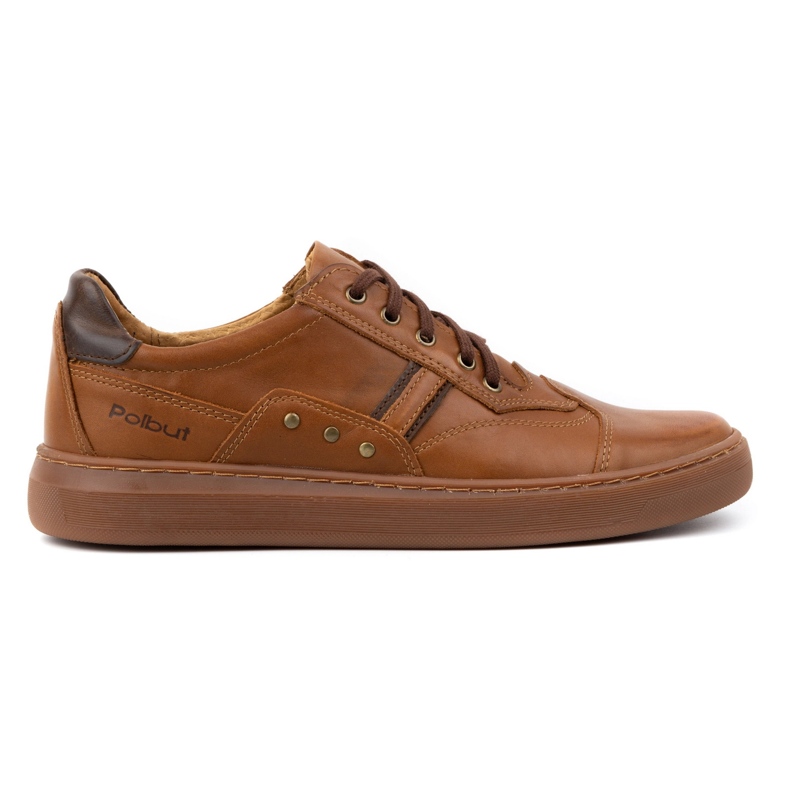 Polbut Zapatos hombre piel 1801/2 Axe camel marrón