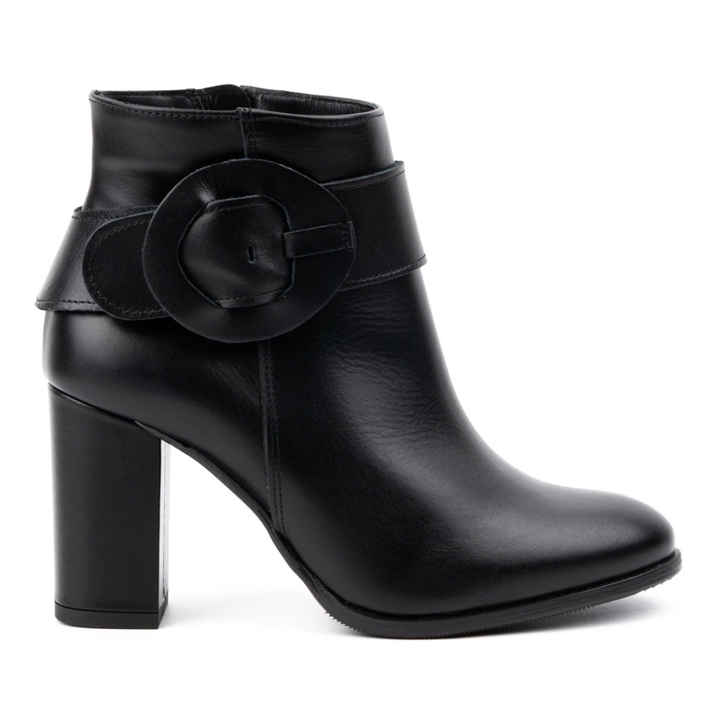 Olivier Botines mujer de piel 1046, negro