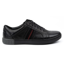 Kampol Zapatos casual hombre piel 29KAM Negro