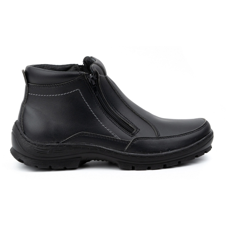 Olivier Botas Chelsea de invierno para hombre 990CU Negro
