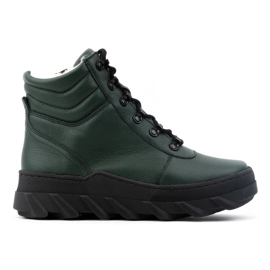 WASAK Botas de nieve mujer piel invierno 0697W verde