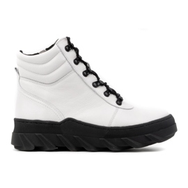 WASAK Botas de nieve mujer invierno piel 0697W blanco WASAK Botas de nieve mujer invierno piel 0697W blanco