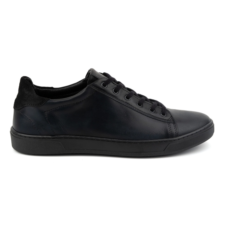 Olivier Zapatos con cordones para hombre en piel 472KNT, negro
