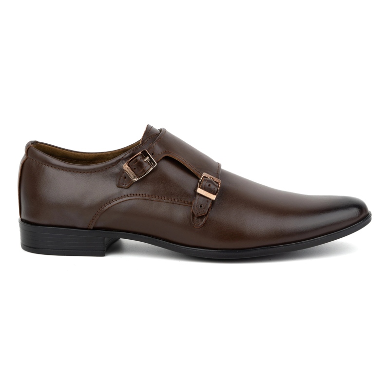 Olivier Zapatos formales de piel Monki 287LU marrón oscuro